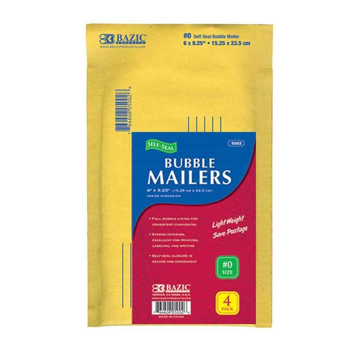 Luna Office Supply -  Everyday Essential - Wholesale Enveloppen - 6 „x 9,25" Self Seal Bubble Mailers2