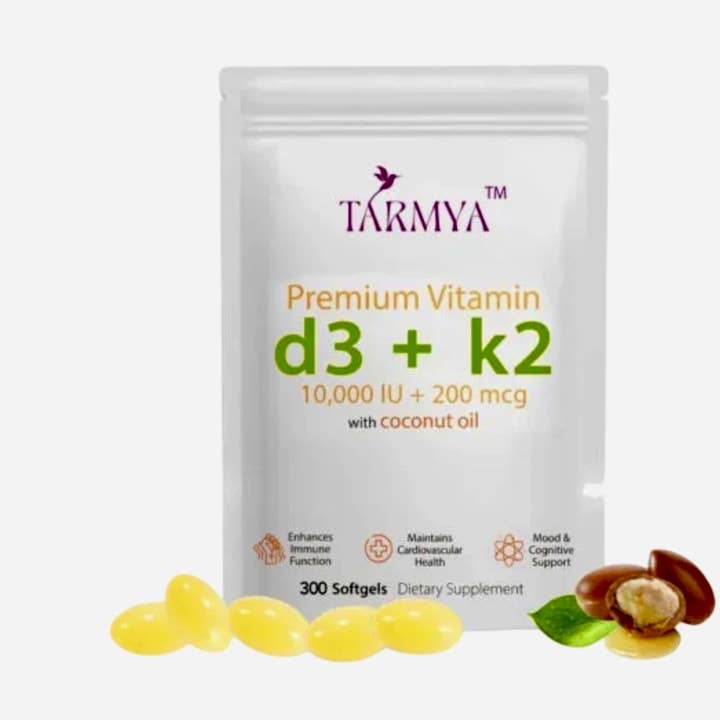 COZY HOMES COLLECTION - Wholesale Oral Supplement/Vitamin - Vitamin D3 & Vitamin K2 (MK-7) Softgels 300 High Strength0