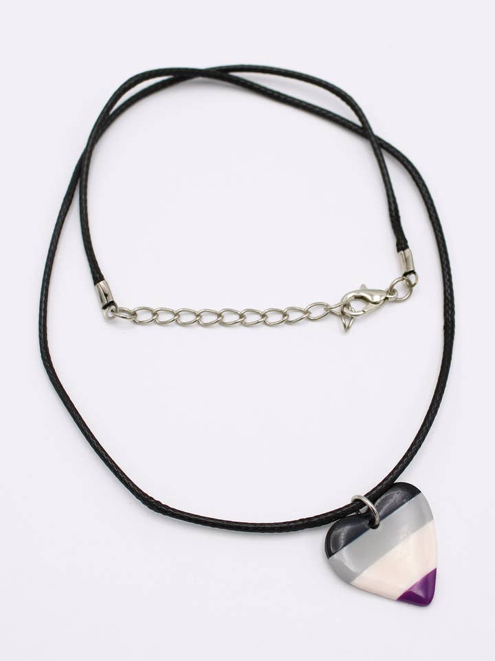 Asexual Heart Necklace for wholesale by KelZo Jewellery
