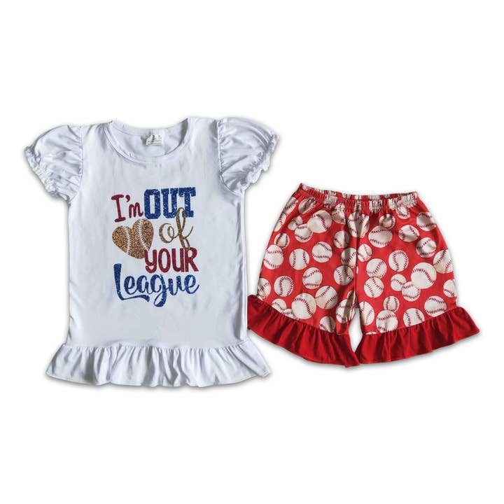 I'm out of your league baseball outfits for wholesale by Yawoo Garments