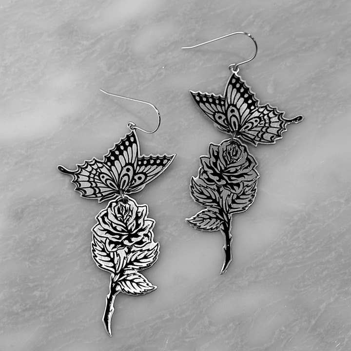While Odin Sleeps - Wholesale Dangle Earrings - Symbiosis - Fundraiser Earrings