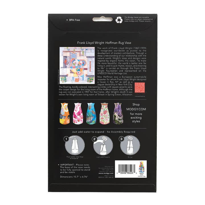 Modgy - Vente Vases - Vase extensible Modgy - Frank Lloyd Wright — Tapis Hoffman5