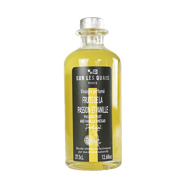 Eddike aromatiseret med passionsfrugt og vanilje 375 cl for engroshandel hos Sur les Quais