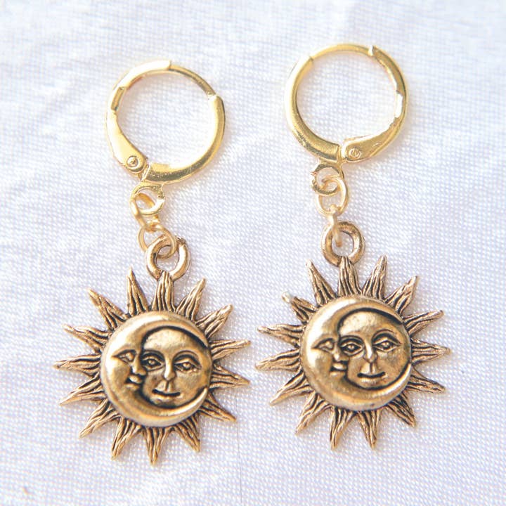 Sun & Moon Hoops for engroshandel hos bohemians closet