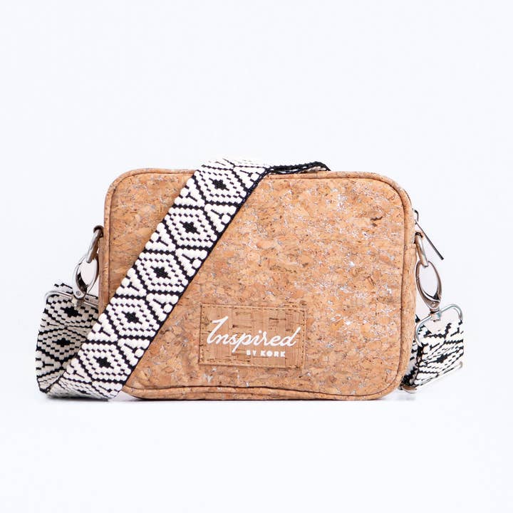 Anastasia Cork Small Crossbody- Silvered for wholesale by KORK & Inspired by KORK