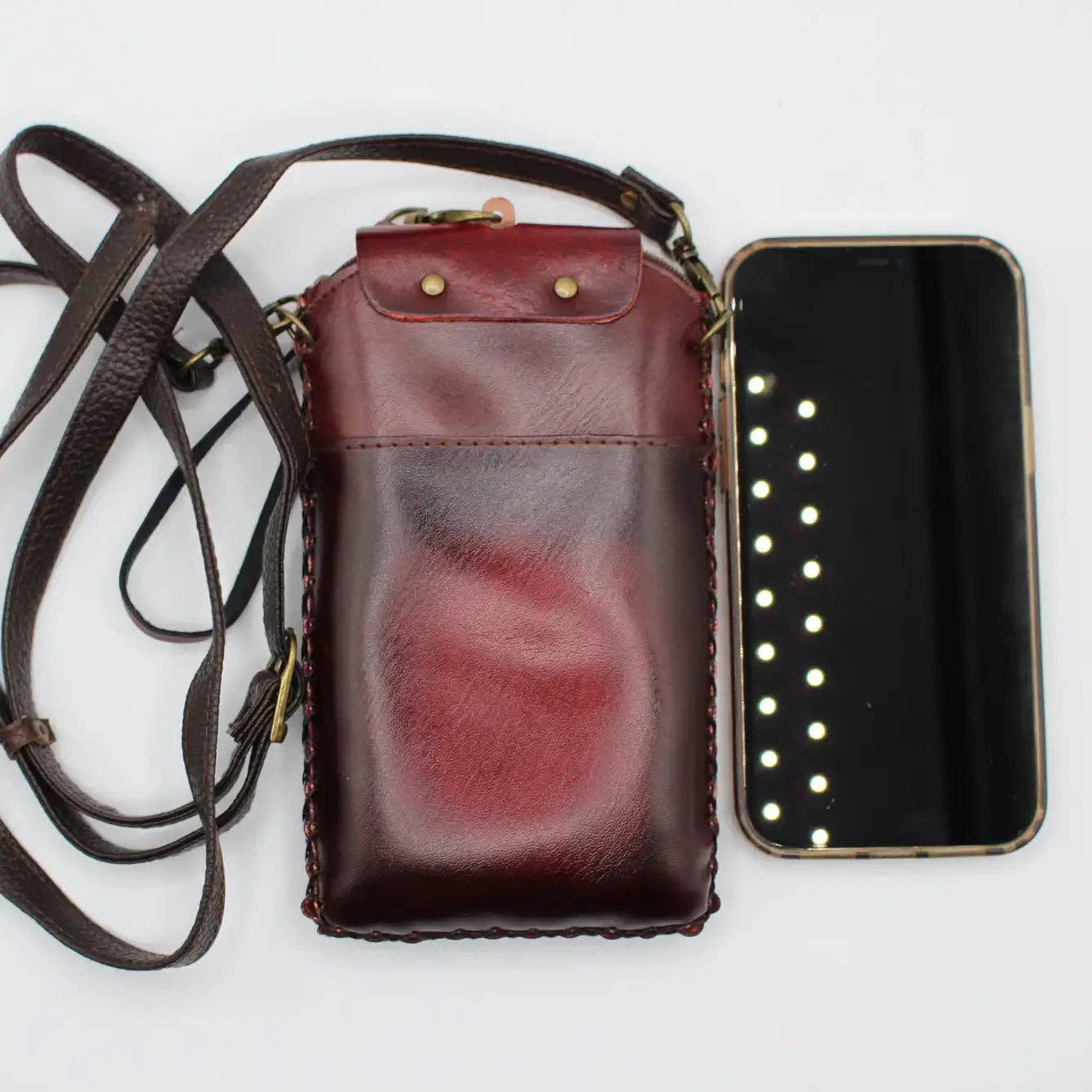 Sunflower Handmade leather inc - Wholesale Phone Wallet - Women's - Assorted Handmade Leather Cell Phone Cases4