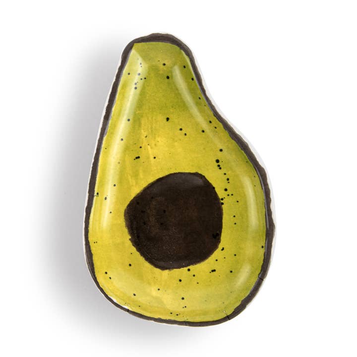 Avocado Shaped Ceramic Plate - 5in for wholesale by DEMDACO