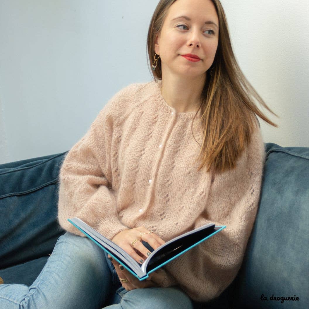 LA DROGUERIE - Wholesale Knitting/Crochet Supplies - Luchon cardigan and sweater knitting pattern3