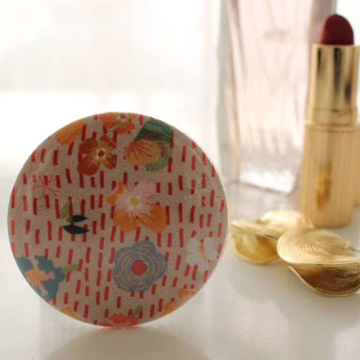 Bella Flowers Pocket Mirror for wholesale by Sabrina Trefle