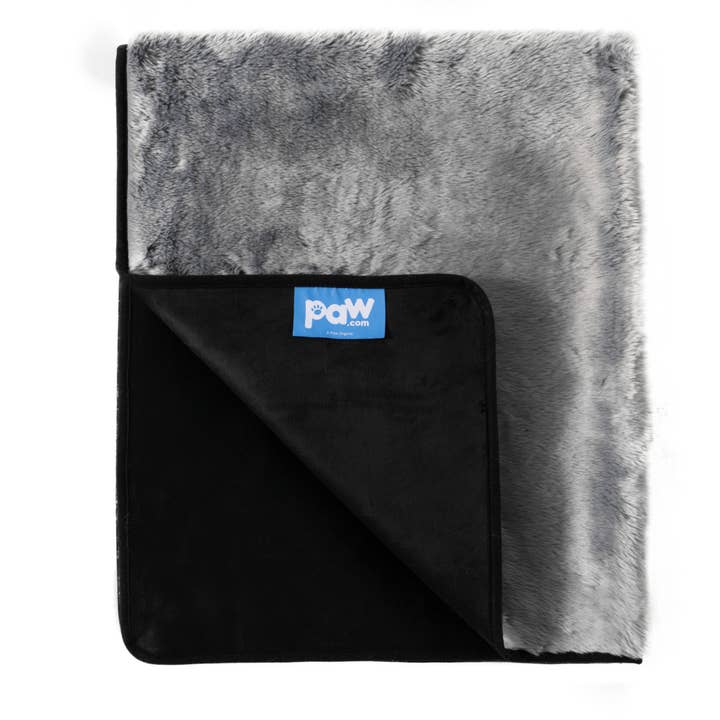 Paw Brands - Wholesale Pet Blanket - Dog - PupProtectorâ„¢ Short Fur Waterproof Throw Blanket - Charcoal Grey