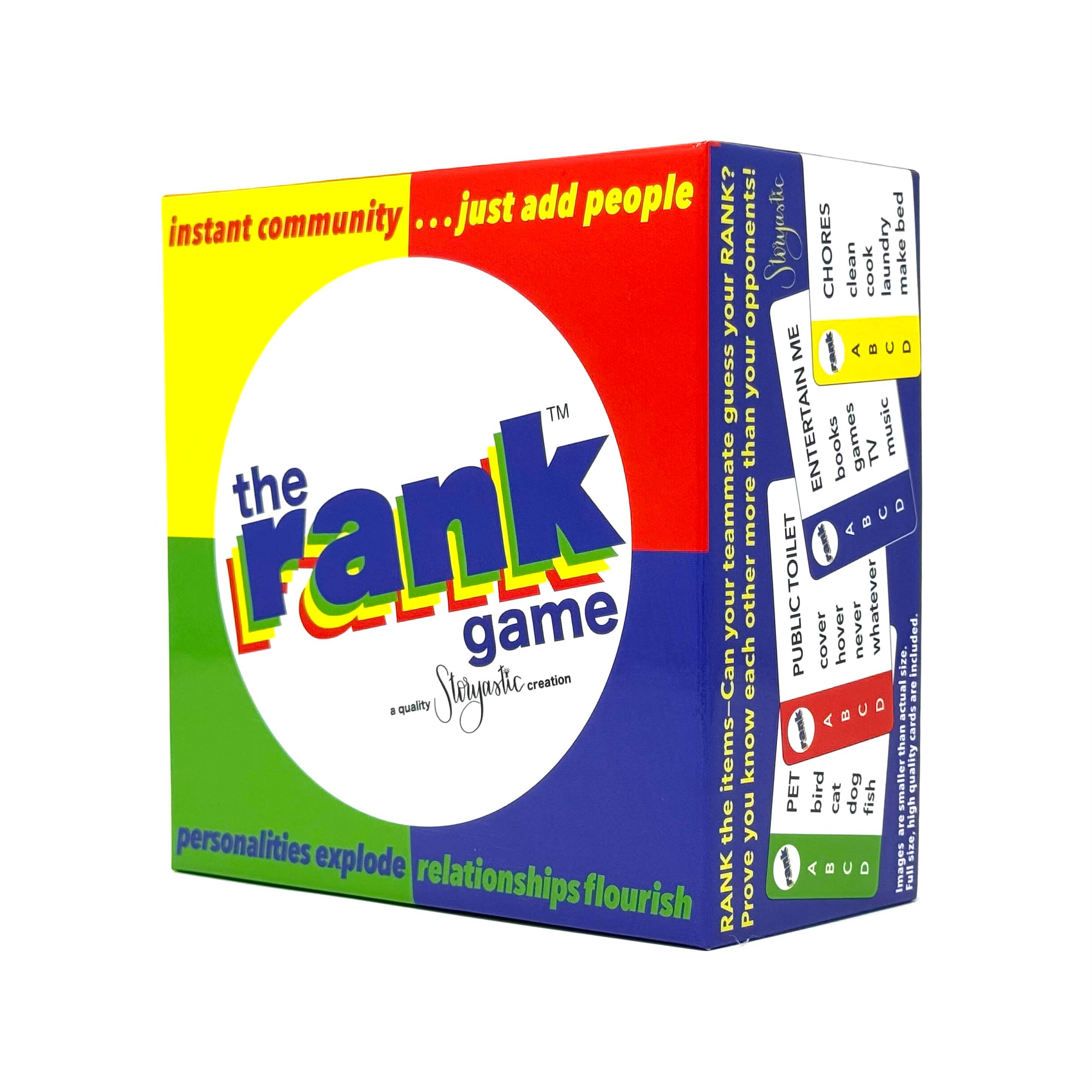 Storyastic - Venta al por mayor Juegos de cartas - El Juego de Rango🏆🏆Elección Favorita de ToyFair Nueva York +Otros Premios3