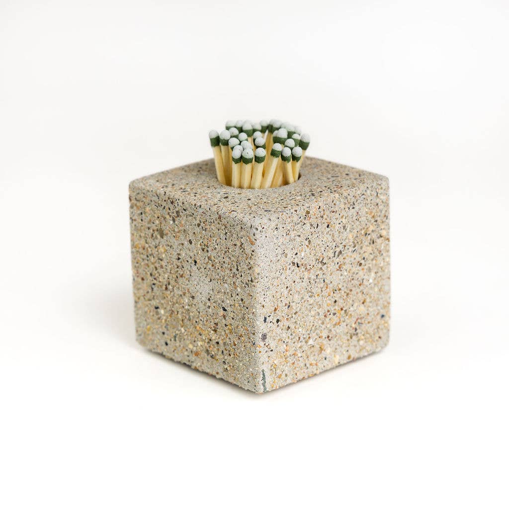 NATURAL BY HAGELSIEB - Venta al por mayor Soportes para cerillas - Soporte cuadrado para cerillas con superficie para encendido0