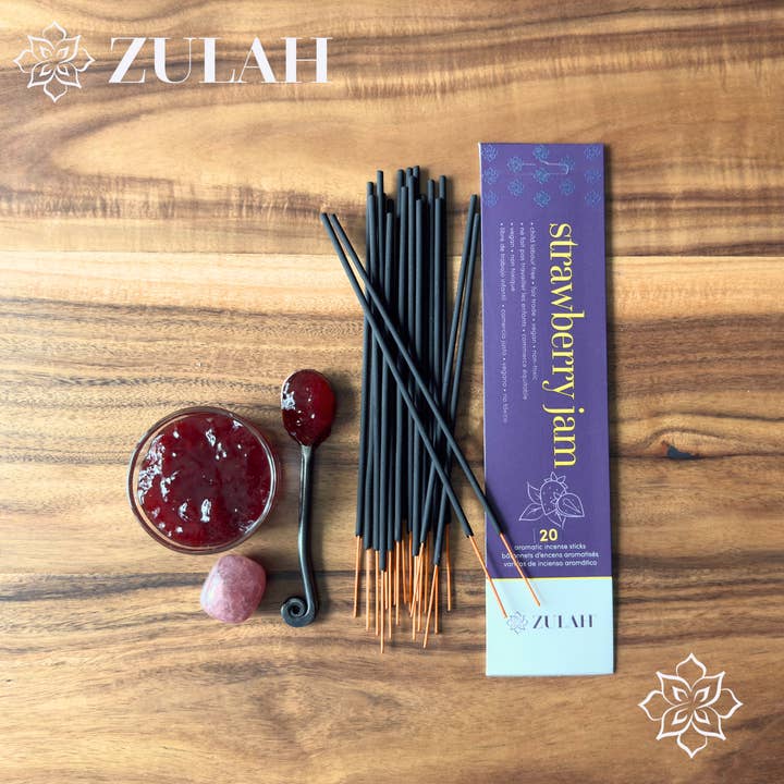Strawberry Incense, 20 sticks per pack for wholesale by Zulah Canada