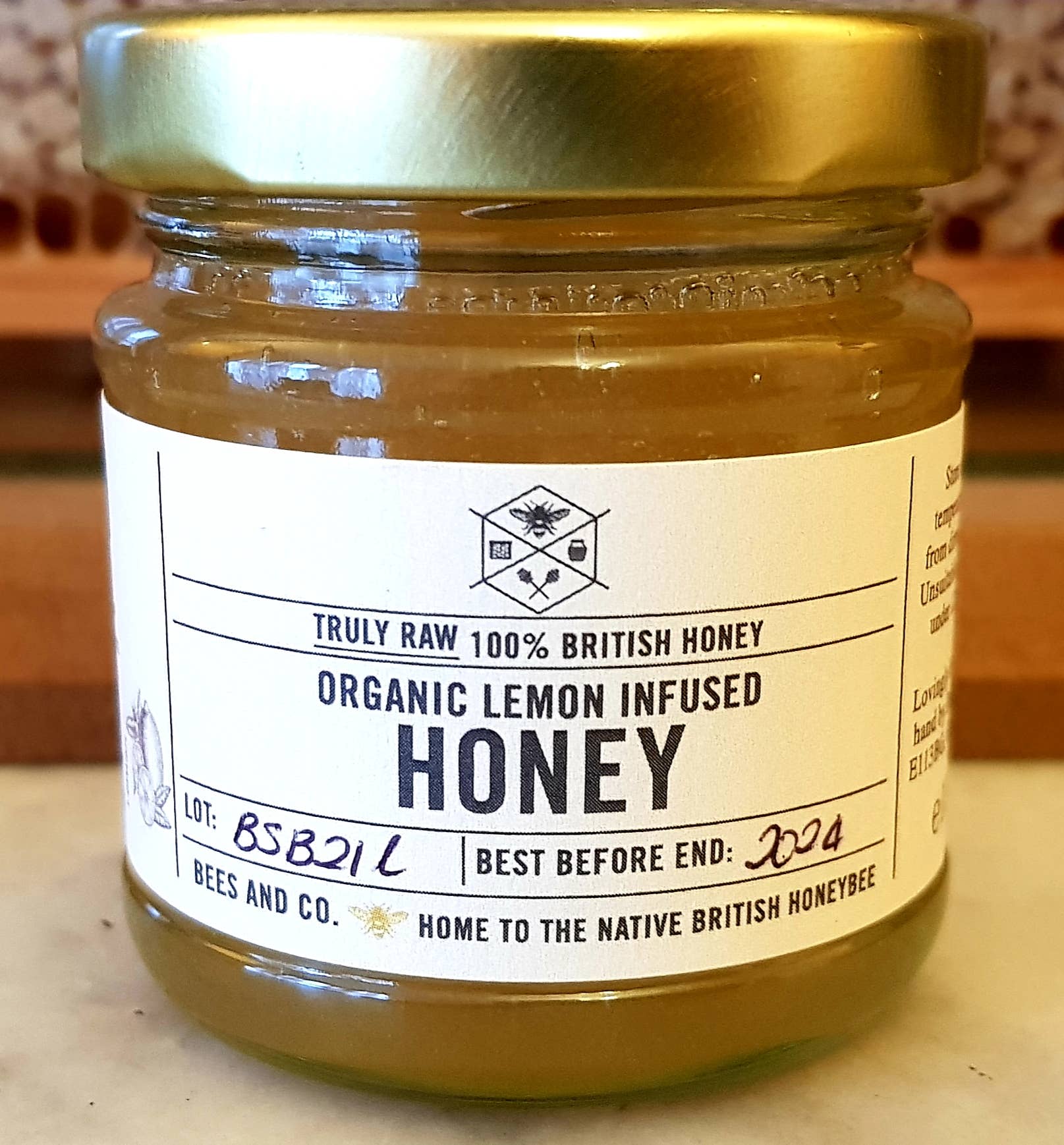 Bees & Co - Vente Miel - Citron biologique infusé dans du miel de bourrache édition spéciale0