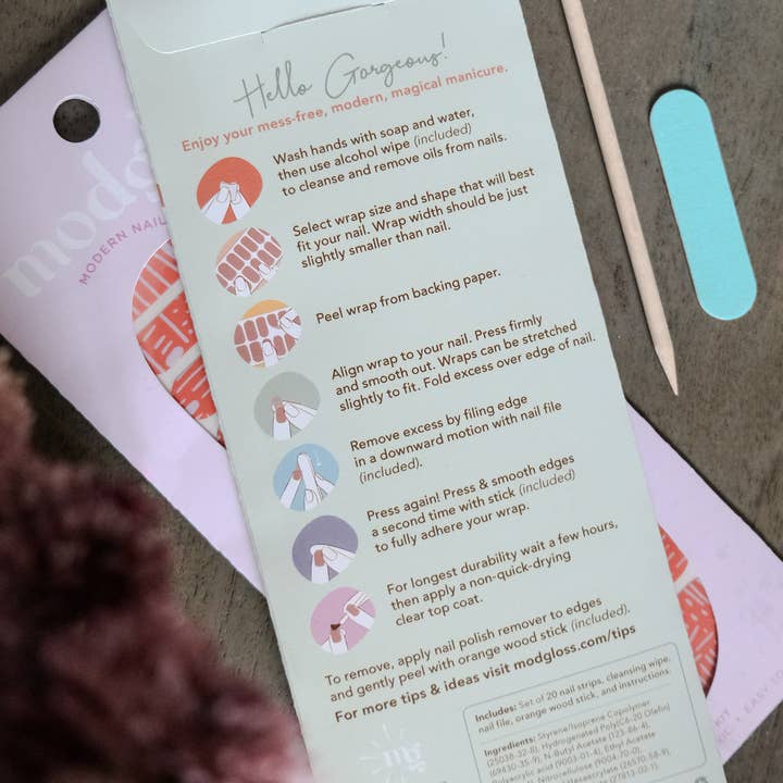 Modgloss - Vente Nail Art/Autocollant pour les ongles - Kit de vernis à ongles ombré « Sunset Passion »2