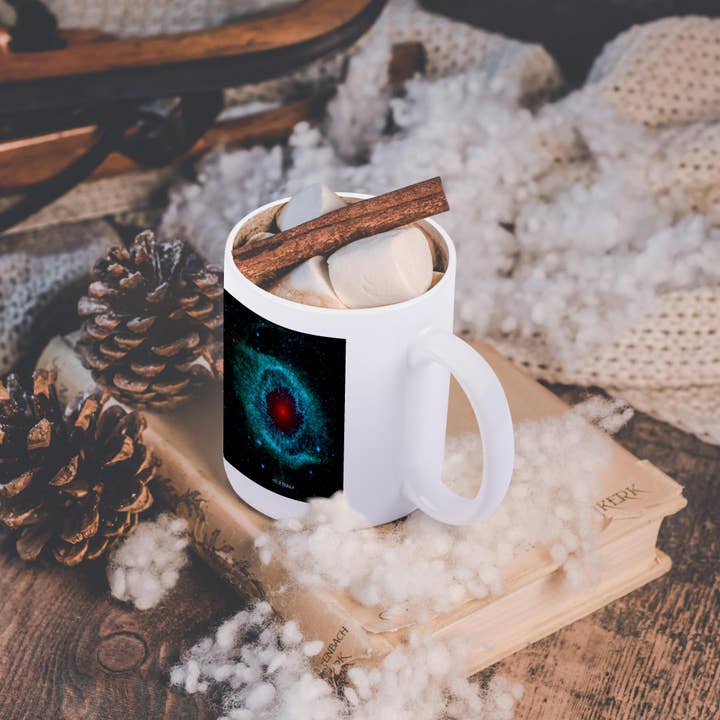 3dRose - Wholesale Coffee Mug - 3dRose, Galaxy and Nebula - Helix Nebula (Red and Blue Gases), Mug11