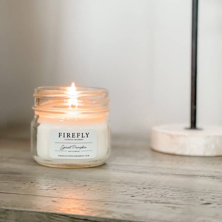 Firefly Candle Market - Wholesale Jar/Filled Candle - Spiced Pumpkin