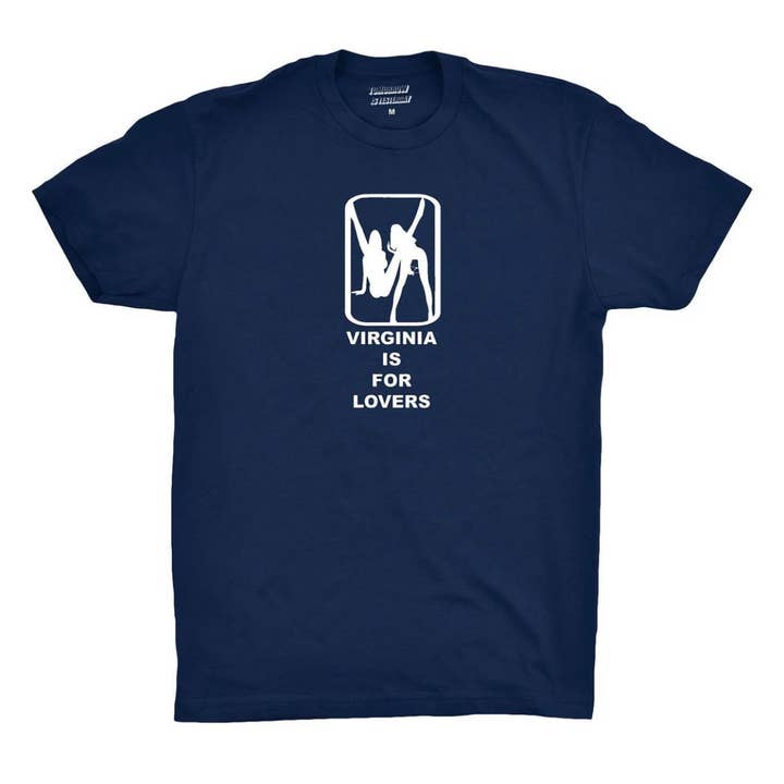 Virginia är för älskare grafisk logotyp T-Shirt för wholesale av Tomorrow is Yesterday