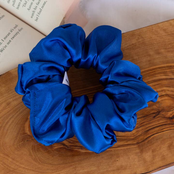 Royal Satin Scrunchie for wholesale by Wild Rose Accessories