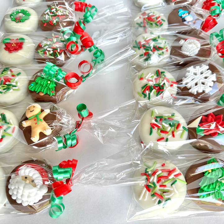 Delightful Chocolates - Wholesale Chocolate Covered Sweets - Christmas Chocolate Covered Oreo 2 Pack1