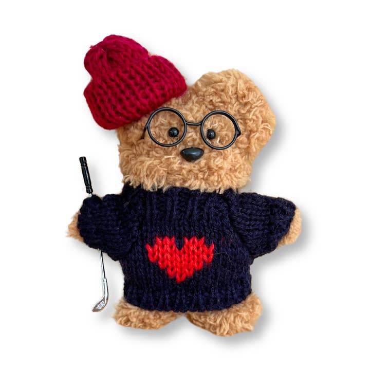 GOLFER MORU BEAR DIY KEYCHAIN KIT for wholesale by MODEUN SHOP