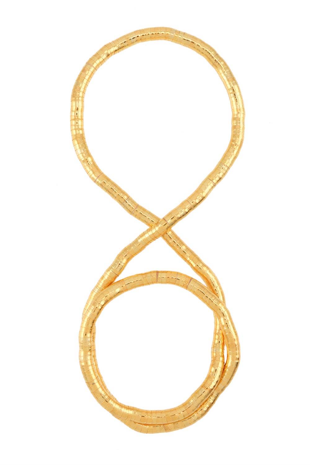 GD Sculptural Gold Loop Collar Necklace KC-KS-2156 for wholesale on Faire5