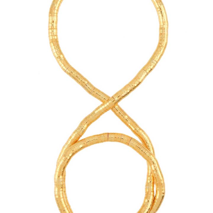 GD Sculptural Gold Loop Collar Necklace KC-KS-2156 for wholesale on Faire5