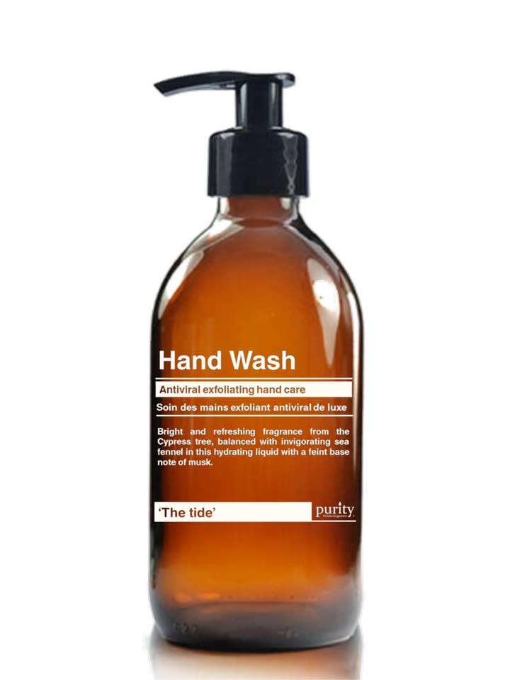 500 ml de lavagem à mão antiviral cipreste e erva-doce do mar (maré) por atacado de Purity Home fragrance