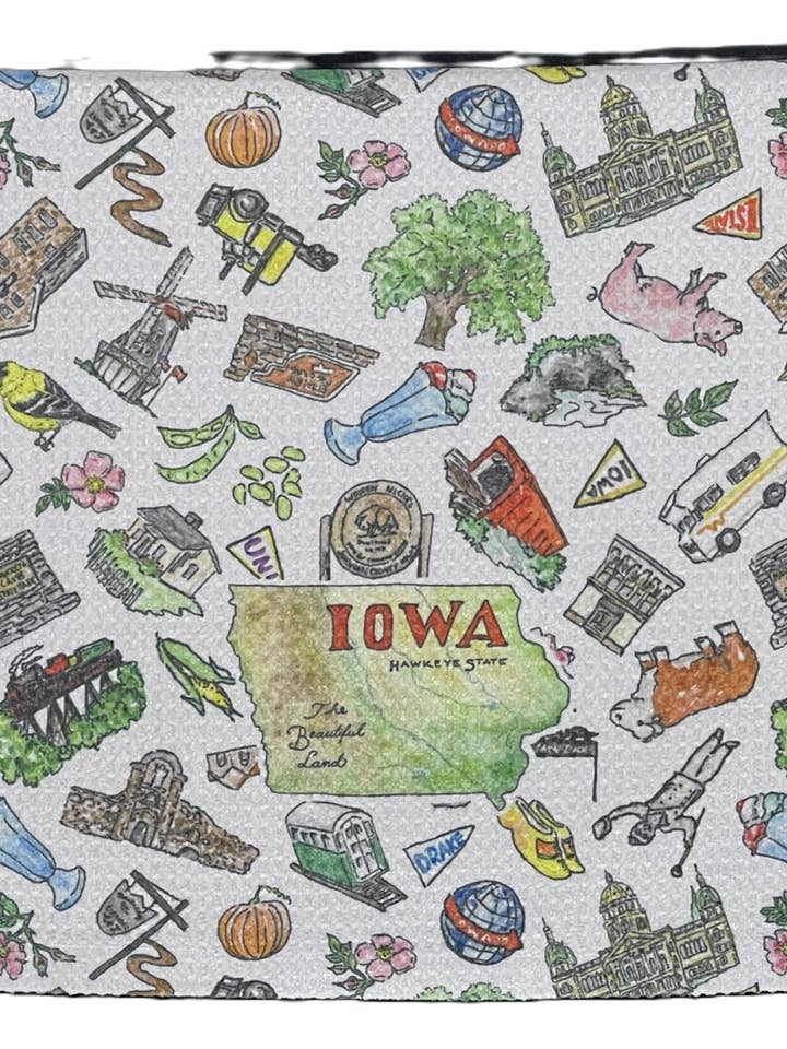 Nebraska tea towel for wholesale by Wet-it!
