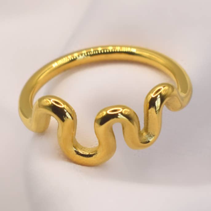 Gebogen ring met Wrigley voor wholesale door TNT Goods