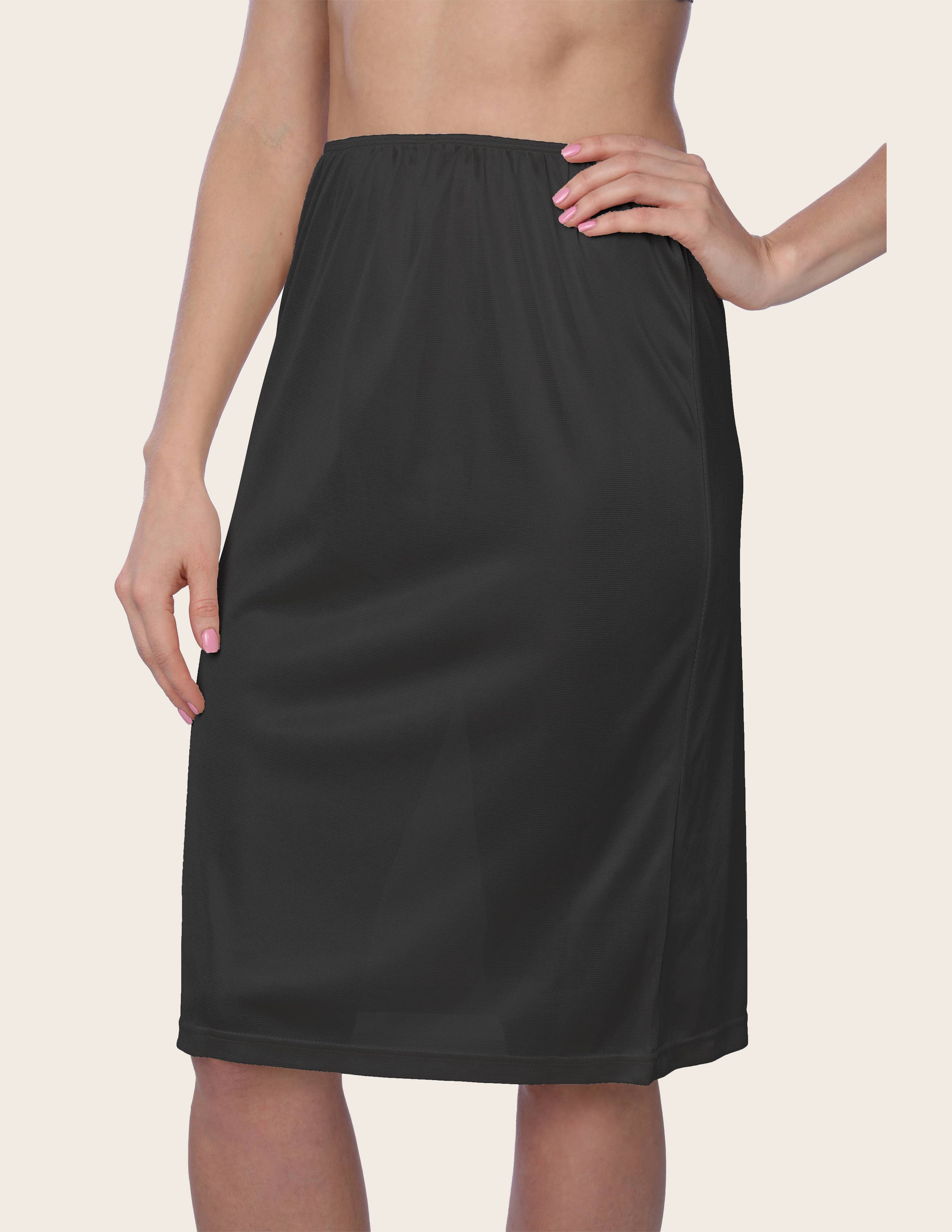 Isadora, Tipi toe, & James Fiallo - Wholesale Slip - Women's - Isadora Women Satin Half Slip Culotte Trimmed Underskirt3