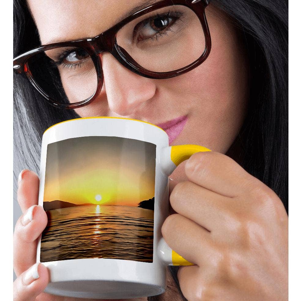 3dRose - Wholesale Coffee Mug - 3dRose, Artistic Autumn Sunset On the Aegean , Mug1