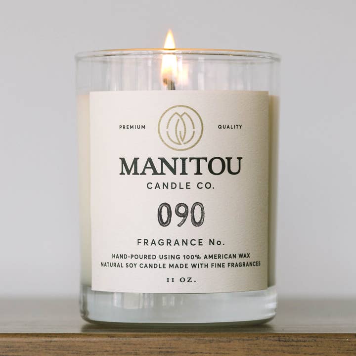 No. 090 - Rosemary Eucalyptus Sage | Hand-Poured, Soy Candle for wholesale by Manitou Candle Co.