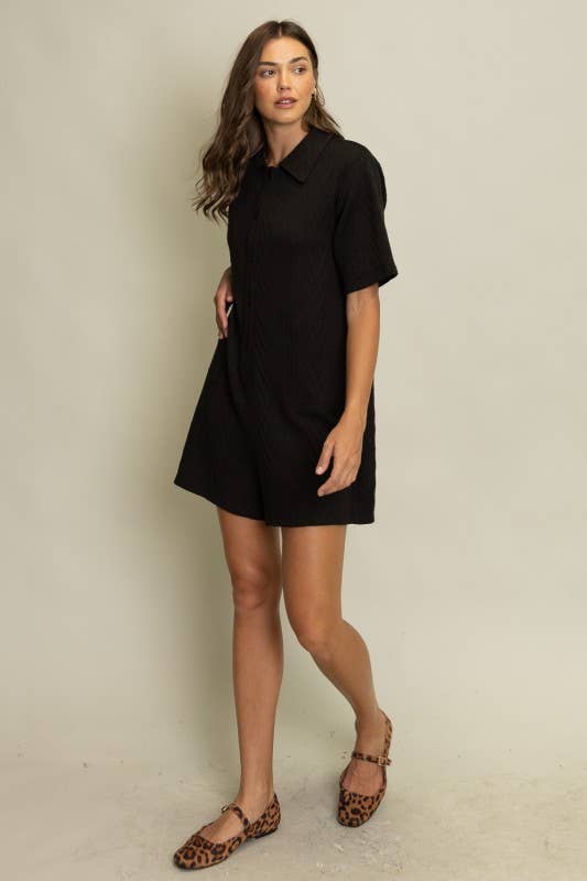 Heyson – Engroshandel Romper - Dame – LR1002_B Kortærmet Knaplukket Romper20