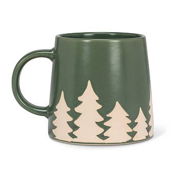 Abbott - Wholesale Coffee Mug - Wide Base Mug with Pine Trees2