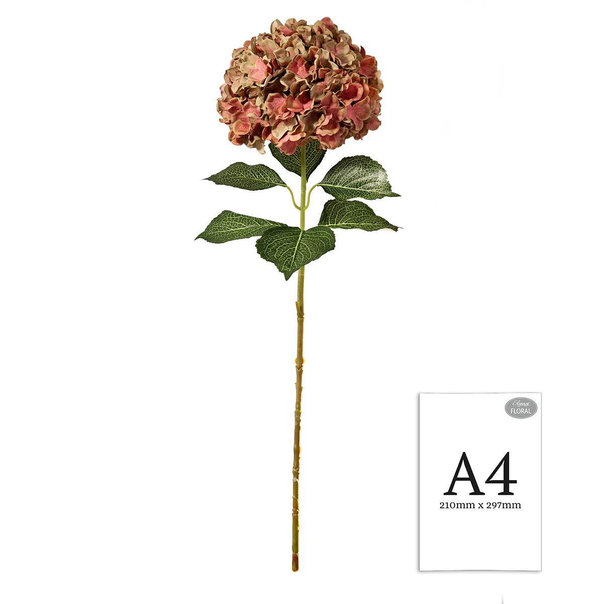 Eleganza Floral - Wholesale Artificial Flowers - Large Head Hydrangea Two Tone Green/Pink1