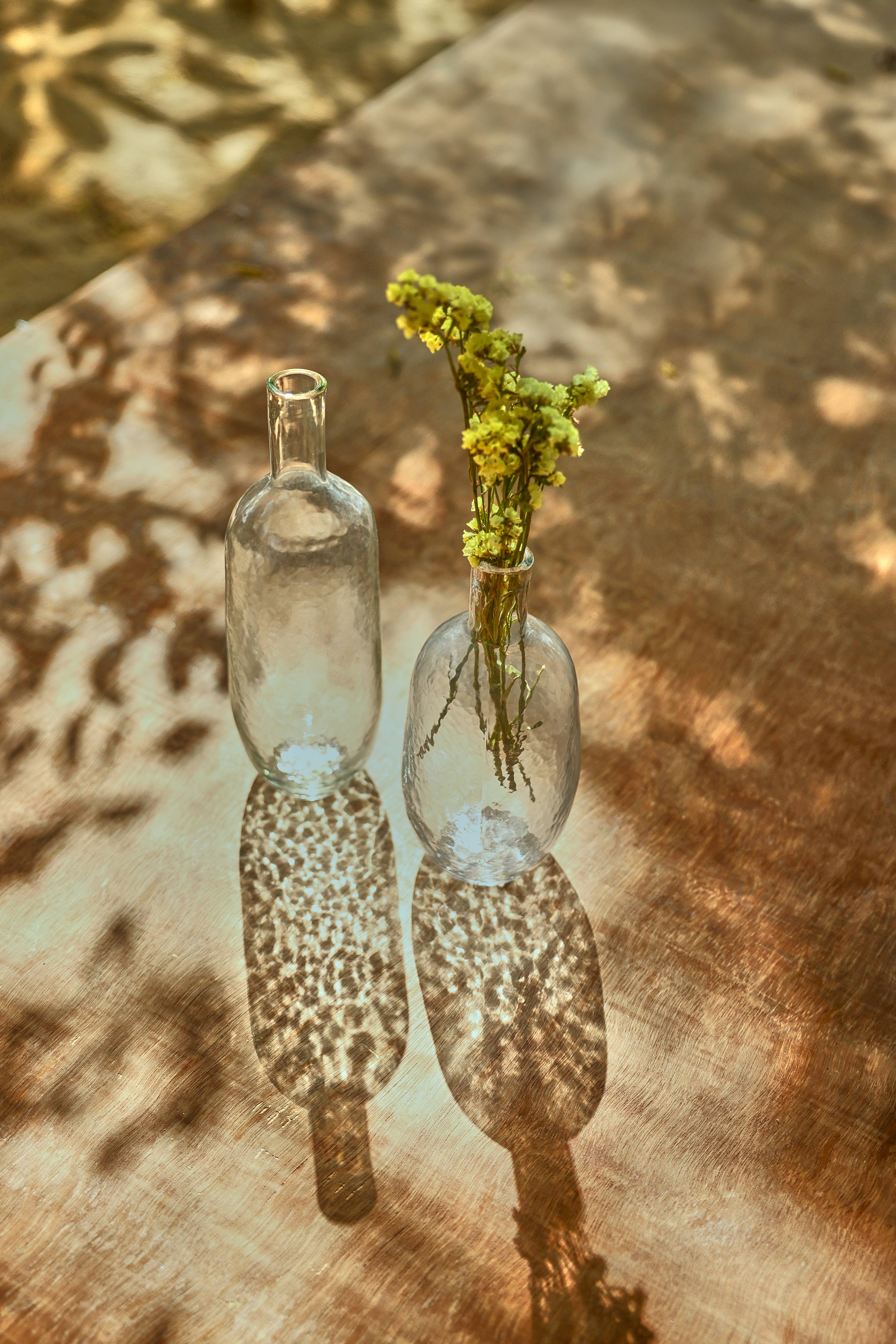 The Collective – wholesale Vase – Pebbled Bottles Assorted - Set of 23