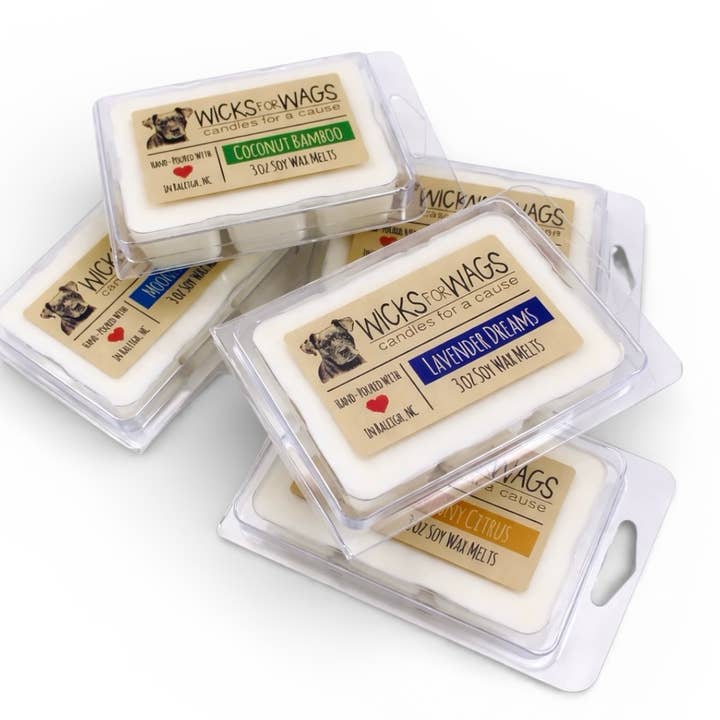 Derrete | Cera de Soja 3 oz por atacado de Wicks for Wags