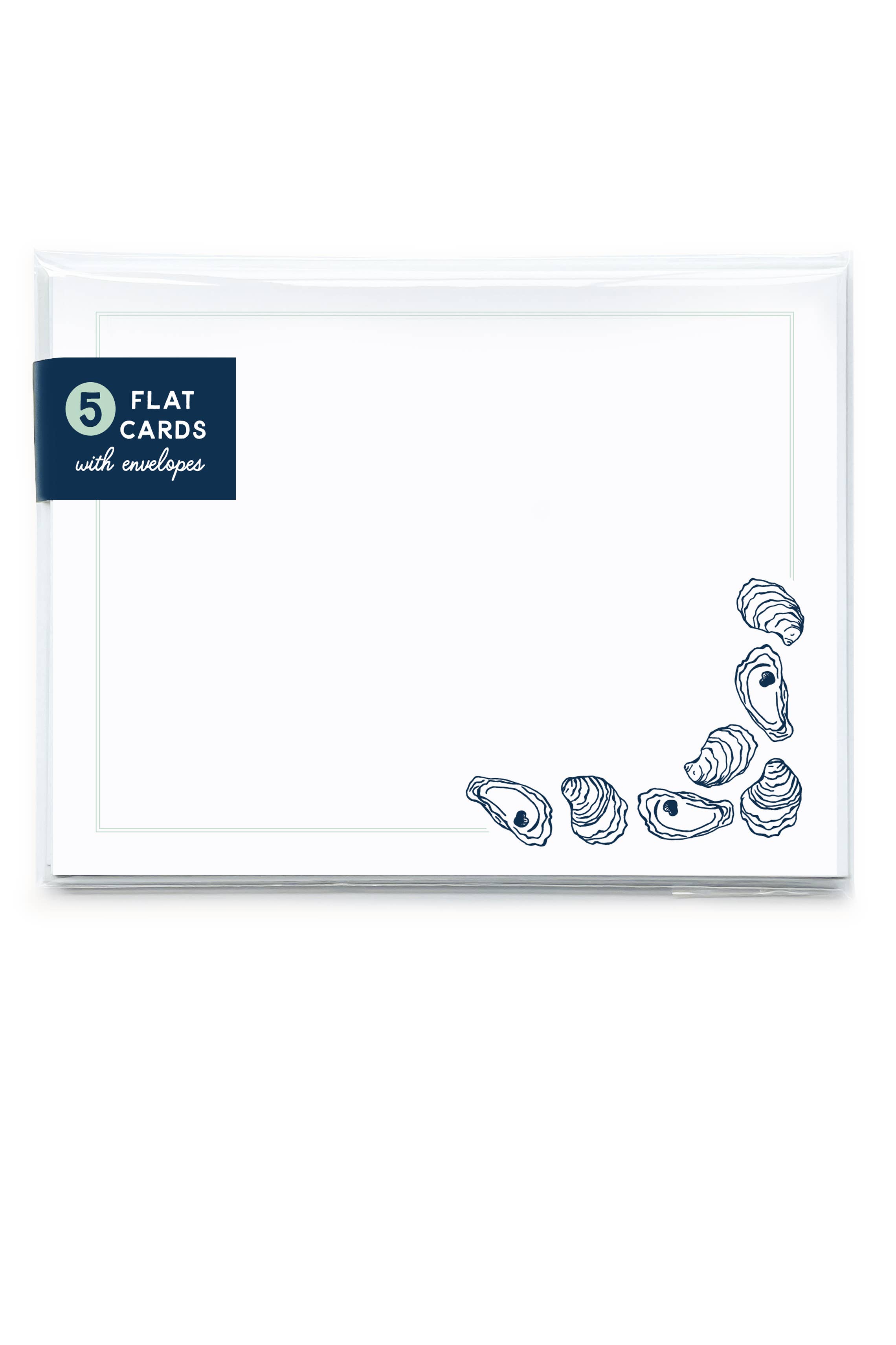 Texture Design Co - Wholesale Stationery/Notecard Set - The Oyster Flat Card1
