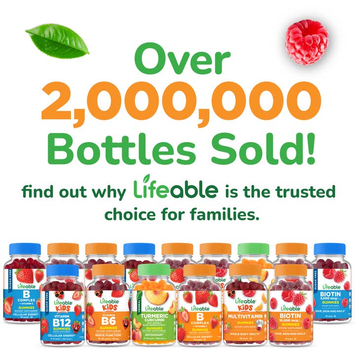 Lifeable - Wholesale Oral supplement/vitamin - Lifeable - Lions Mane Gummies for Kids Brain Support, 60 ct6