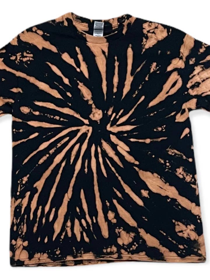 Adult Bleach Dye Short Sleeve Shirt for wholesale by To Tie-Dye for Clothing