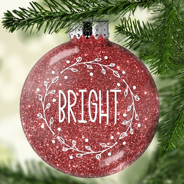 Adorno navideño brillante brillante para venta al por mayor de Sparkling Magnolia LLC