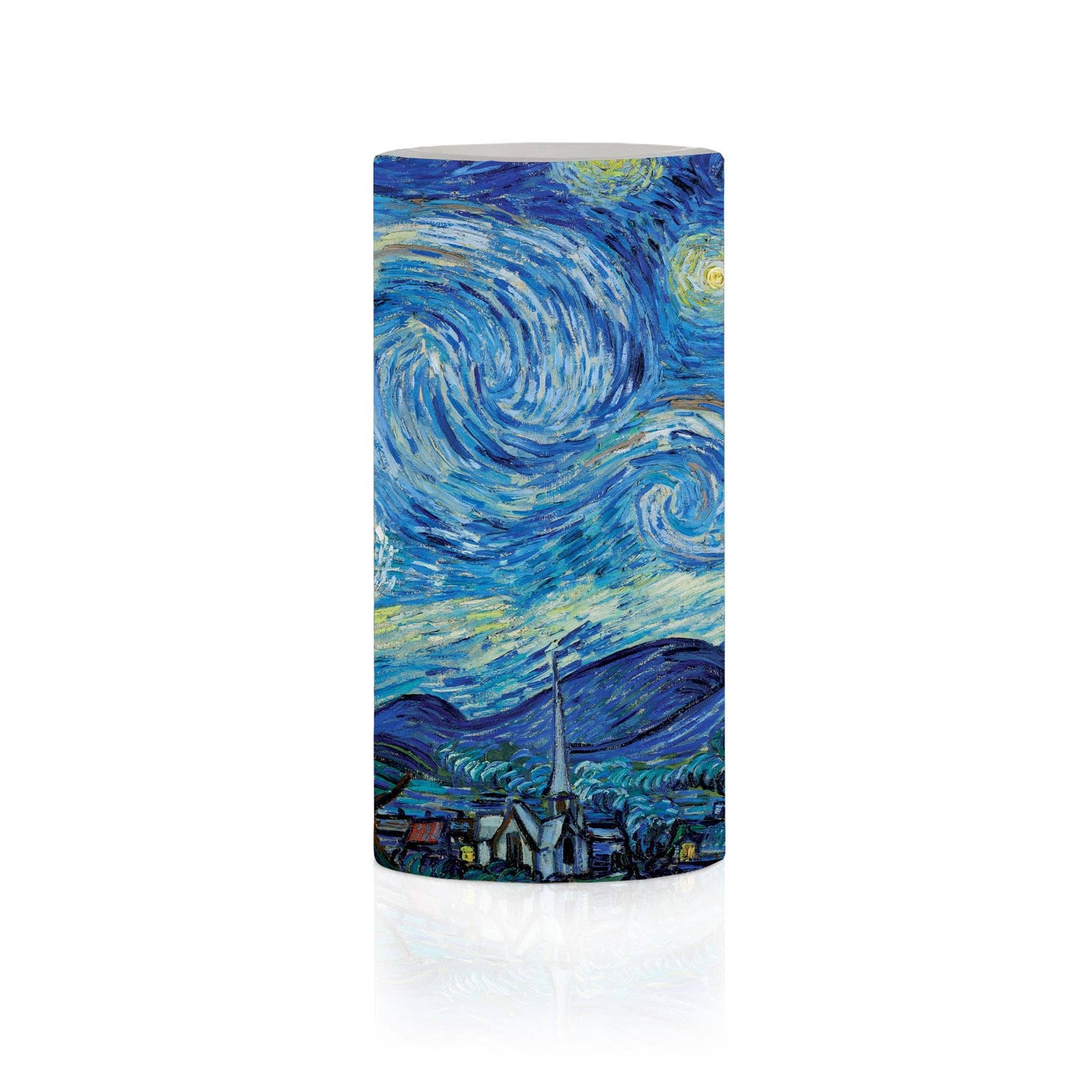 RainCaper - Wholesale Flameless Candle - van Gogh Starry Night 6" LED Candle – Battery Operated, Flickering3