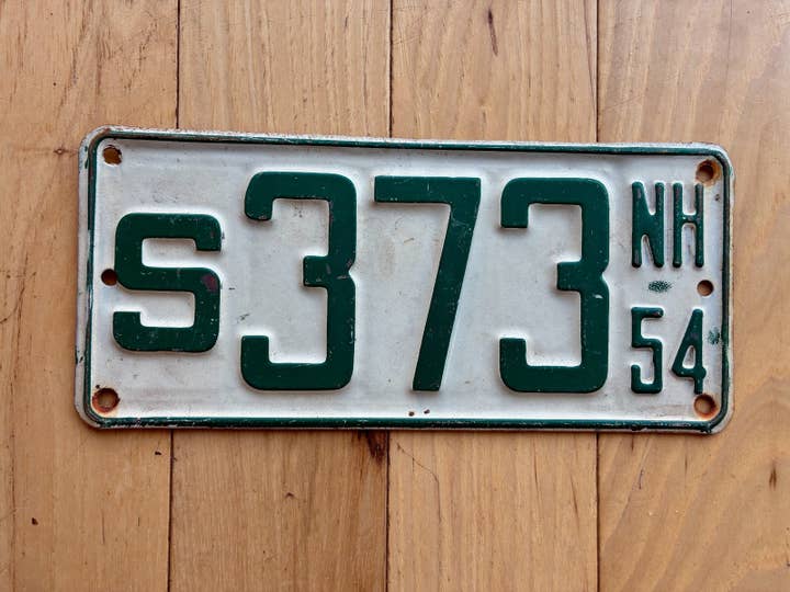 1954 New Hampshire bådnummerplade for engroshandel hos RusticPlates
