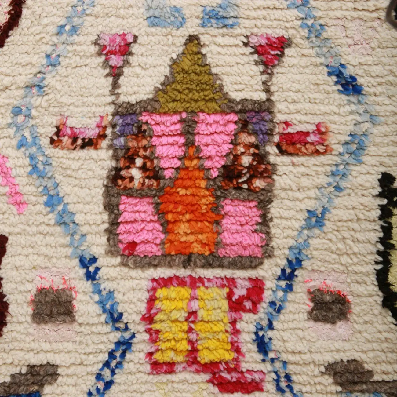 BerberNest - Wholesale Area Rug - Colorful Moroccan Berber Rug, White Shag Rug, Large area rug3