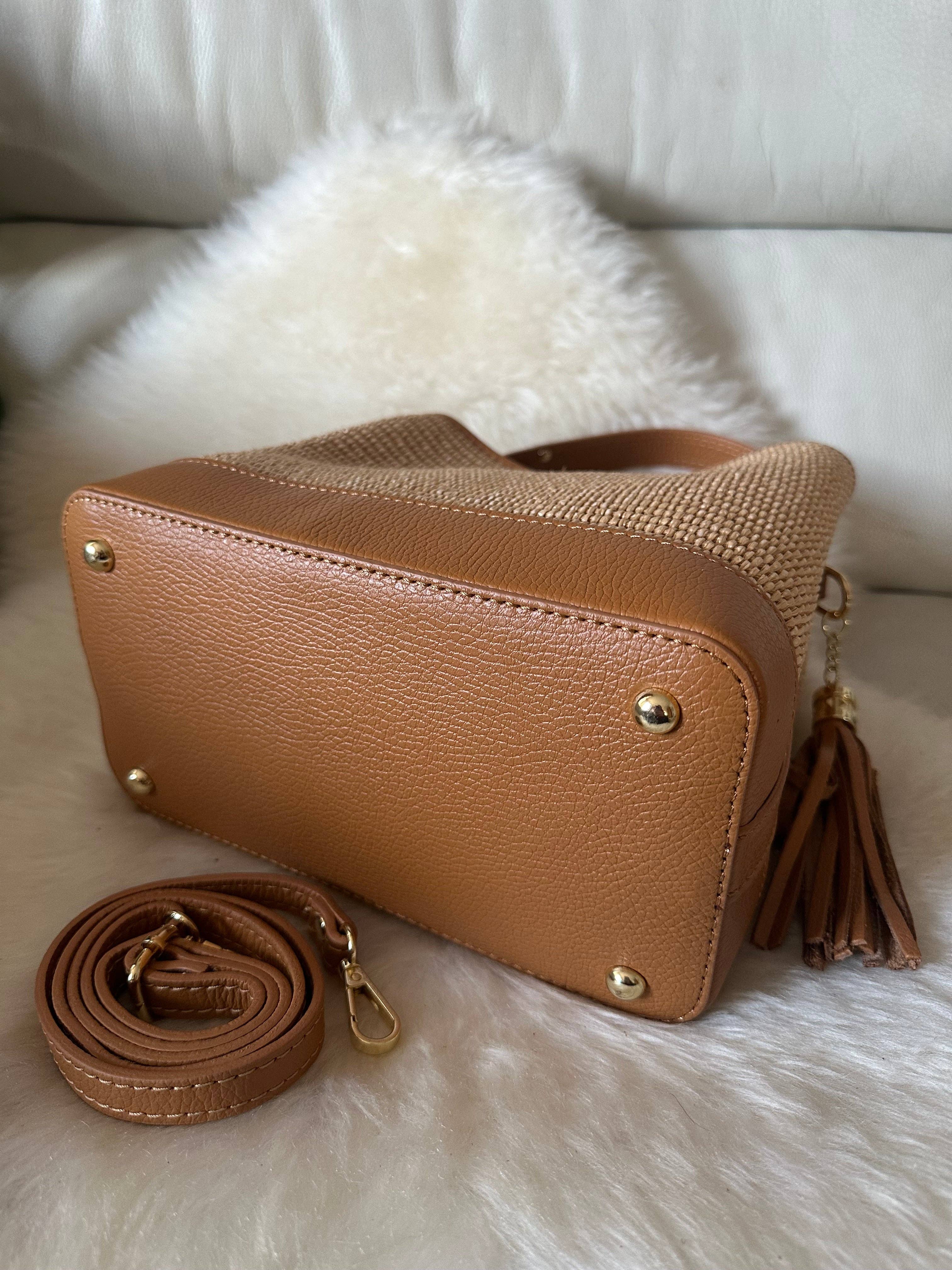 Zhade - Wholesale Top Handle Bag - Women's - LOLA - raffia bucket11