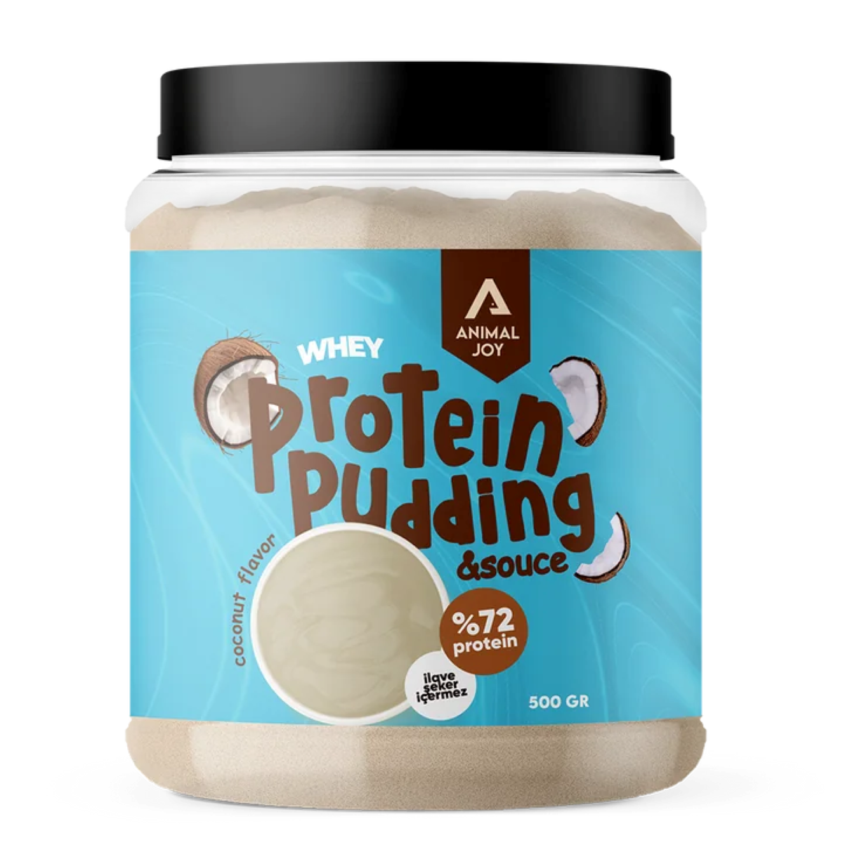 Multi Colored Animal Joy Protein Pudding Coconut Flavoured 500 Gr for wholesale on Faire0