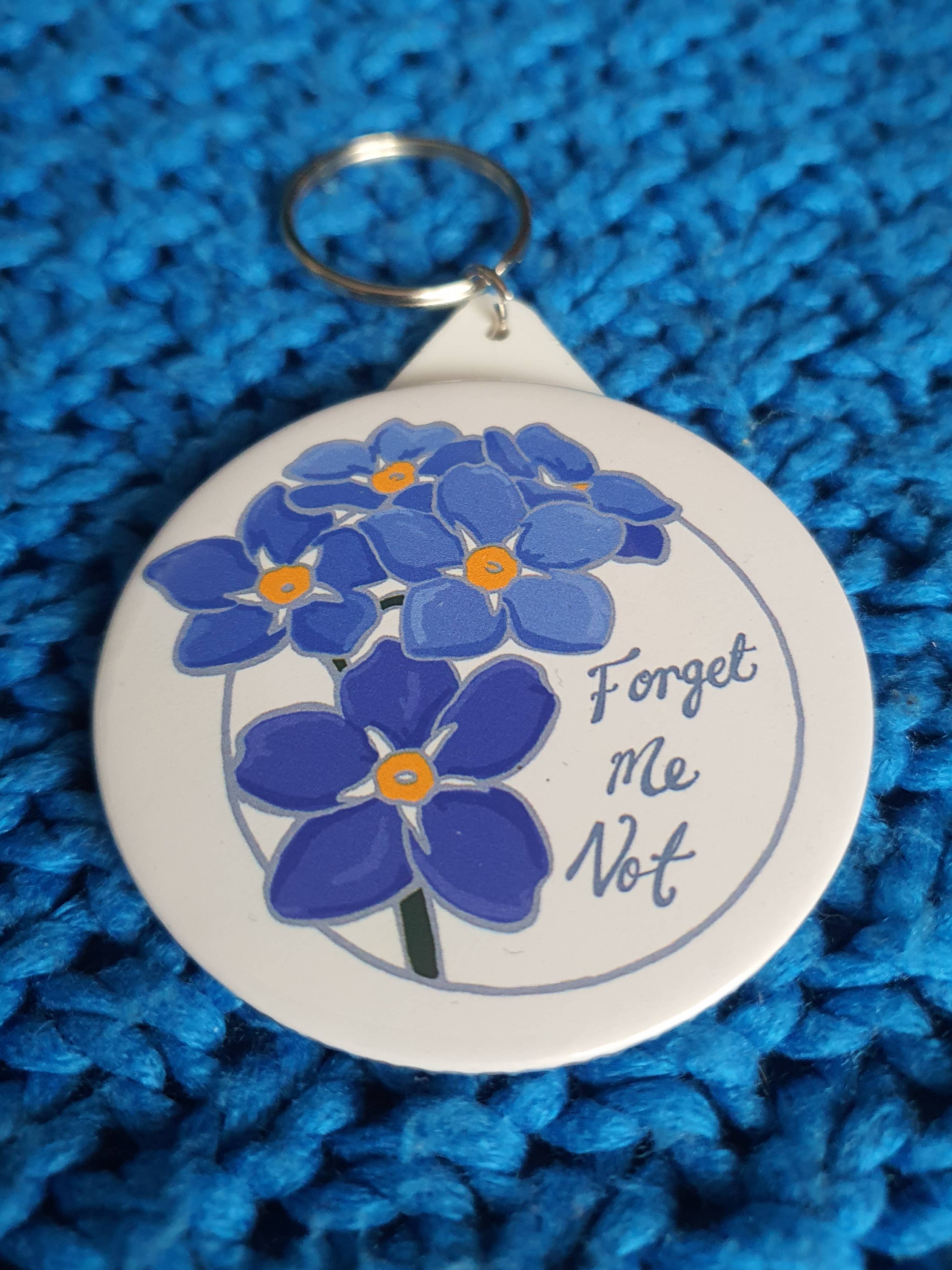 Hashley Art – wholesale Keychain – Women's – Forget me Not Keyring3