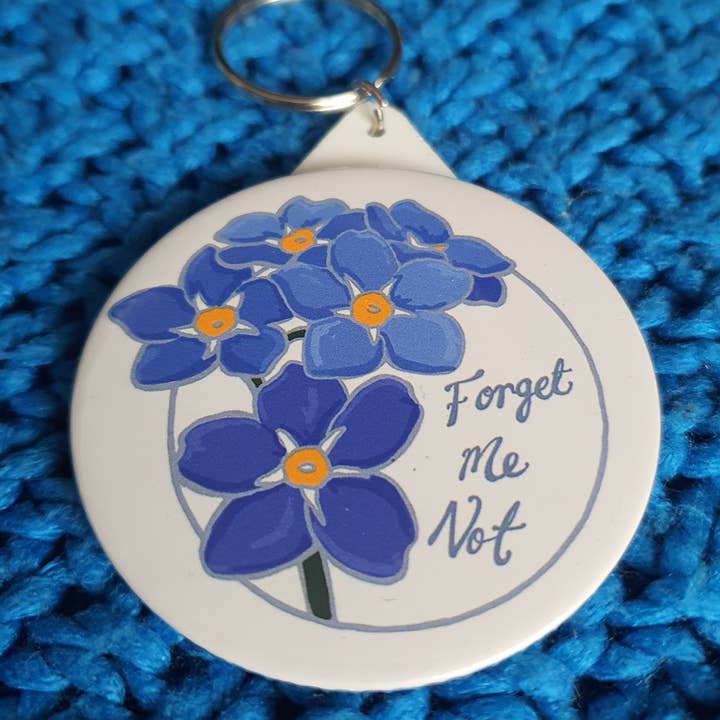 Hashley Art - Wholesale Keychain - Women's - Forget me Not Keyring3
