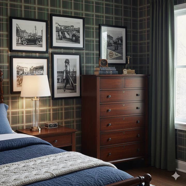 Grady Papel pintado por Emma J Rivers para venta al por mayor de Loomwell Home Goods